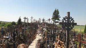 The Hill of Crosses--a Lithuanian landmark and attraction that gained immense significance in the lives of Lithuanians during the Soviet era as a sign of resistance.